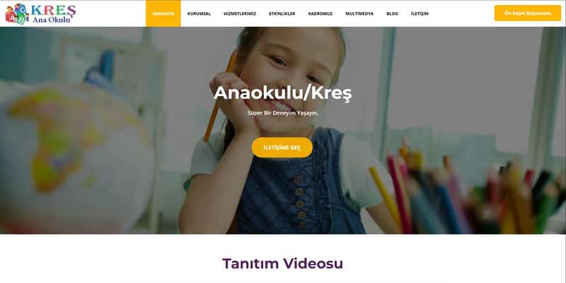 Anaokulu - Site Yazılımı