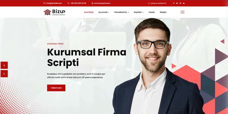 Kurumsal Firma - Site Yazılımı